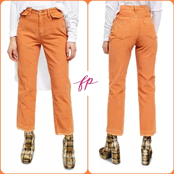 Free People Pants - Free People Aces High Cropped Corduroy Pan…